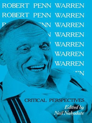 cover image of Robert Penn Warren